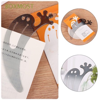 boxmost plástico elfo marcador regalos culturales pestaña para libros libro clip creativo papelería kawaii suministros escolares accesorios libro marcas
