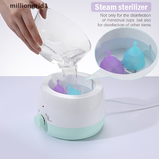 [milliongrid1] copa menstrual de silicona esterilizador de vapor para mujeres/dispositivo de higiene menstrual