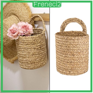 [FRENECI2] Cesta de almacenamiento de cola de gato de tejido Natural para flores, cesta de comestibles, decoración del hogar