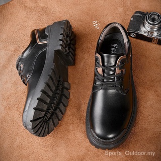 Los hombres de nueva inglaterra Dr.Martens Martin zapatos de cuero Real herramientas zapatos Martin botas negro Retro marea zapatos de banquete zapatos 1JyR