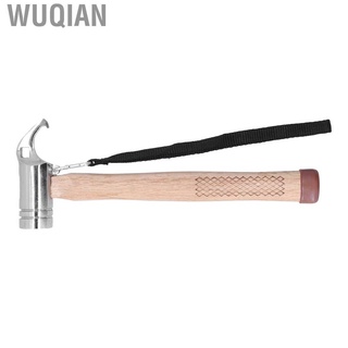 wuqian - martillo multifuncional de seguridad de acero de alto carbono con gancho para tienda de campaña