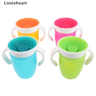 [Louisheart] 360 grados se puede girar Magic Cup Baby Learning beber taza a prueba de fugas niño caliente