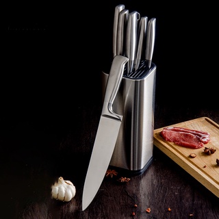 Mo - soporte para cuchillos de cocina, almacenamiento de acero inoxidable, soporte de gran capacidad (2)
