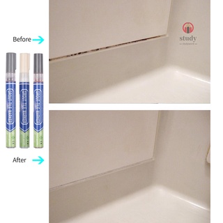 Bigthumb Grout pluma a base de agua azulejo lechada pintura pluma renovar reparación marcador azulejo línea de brecha revestimiento con punta de repuesto impermeable para baño cocina salón balcón piso restaurar (9)