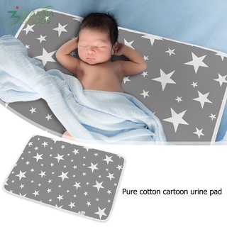 estera de bebé con estampado de cielo estrellado para bebé, lavable, pañales, orina