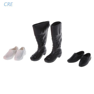 CRE 3 estilos combinación Cusp zapatos de cuero zapatos botas accesorios para Ken Doll