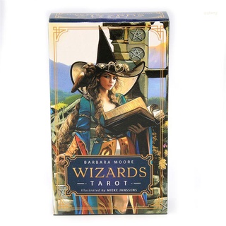 Qq* Wizard Tarot 78 cartas Deck basado en jinete Waite Deck adivinación juego de mesa