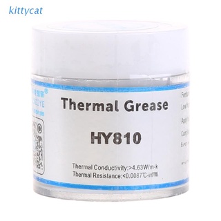 kitty hy810-cn10 10g grasa térmica disipador de calor pasta de silicona para cpu disipador de calor procesador de enfriamiento
