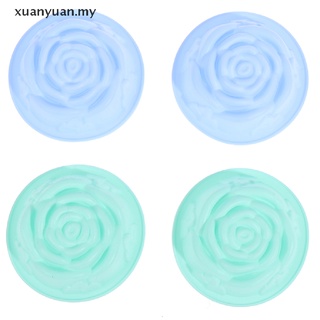 Xuan 6 pzs molde de silicón para Fondant/flores de rosa 3D/molde para hornear pasteles/Chocolate/herramientas.