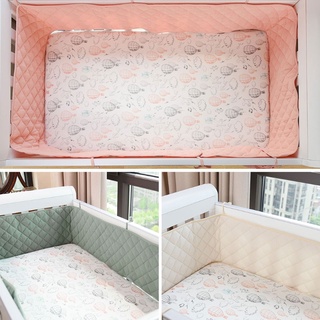JE Baby Cot Bumper Crib Bumper Wrap Around Protection Cotton Crib Bumpers Bedding
