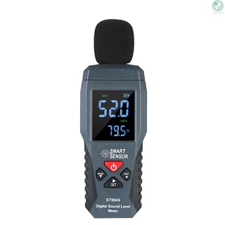 smart sensor mini digital medidor de nivel de sonido pantalla lcd medidor de ruido medidor de ruido instrumento de medición de decibelios probador 30-130dba st9604