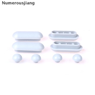 Numerousjiang - juego de 4 almohadillas antideslizantes para asiento de inodoro, juego de elevadores de baño MY