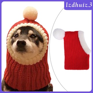 Gorro De navidad Para perros adorables accesorios De invierno cálido De baja duración a prueba De viento invierno perro tejido sombreros mascotas Para hombre (1)
