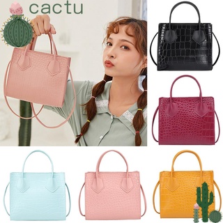 CACTU - moda bolsos de hombro de las señoras, de las mujeres, bolsos de mensajero, bolsos de moda cocodrilo, gran capacidad colorido Crossbody bolsos/Multicolor
