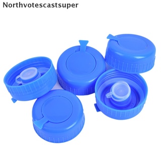 northvotescastsuper 5 piezas tapa de sellado de agua embotellada en barril tapa tapa tornillo reutilizable 5 galones azul nvcs