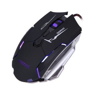 VODOOL K1015 Wired USB Gaming Mouse 7 Buttons Black