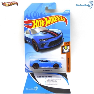 Hotwheels/hot Wheels '18 CAMARO SSTM Muscle MANIA azul