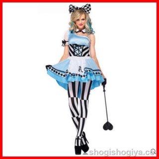 ✓ﺴHalloween cosplay costume Princess Alice maid costume in Wonderland tentacles acting stage costume
