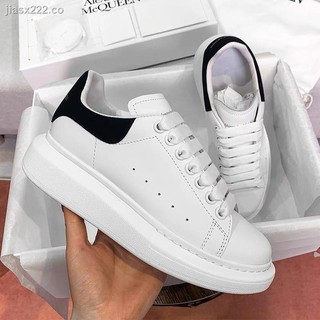McQueen white shoes 2021 new wild couple trend leather men s shoes sneakers summer casual shoes