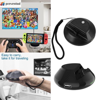 PREVENTAD Convenient ChargingDock Station Portable Stand Holder TV Switch HDMI Converter Console Charging Dock For Switch/USB/Type-C Useful For Nintendo Switch Cooler