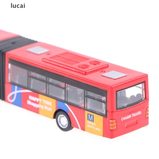 1 : 64 18cm Metal Diecast Modelo De Autobús Coches Juguetes Tire Hacia Atrás Vehículo Para Niños (5)