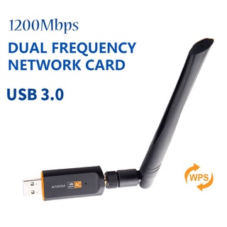 adaptador usb wifi de doble banda de 1200mbps con tarjeta de red aérea usb3.0 802.11ac