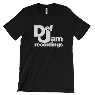 xs-6xl [camiseta premium con funciones] def jam recordings sello de grabación run dmc york o cuello algodón camiseta regalo de cumpleaños