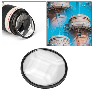 77mm prism cámara filtro de vidrio variable número de temas slr foto props