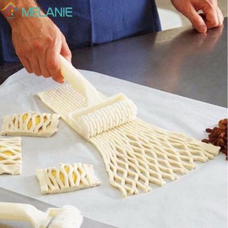 Plastic Pull Net Wheel Knife Pizza Pastry Lattice Embossed Dough Roller Cutter / Multifunctional Kitchen Bakeware Useful Gadgets Accessories