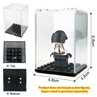 Bloques De Construcción Minifiguras A Prueba De Polvo Transparente Cubierta Caja De Exhibición Lego Minifigura Caso (1)