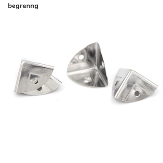begrenng - soportes de esquina de metal plateado (4 unidades) (3)