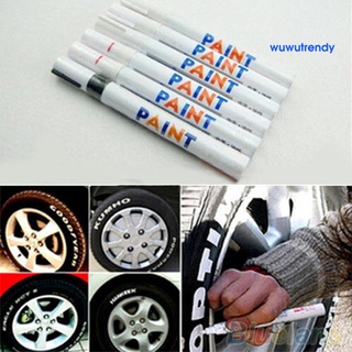 12 colores impermeable para neumáticos de coche, goma de metal, rotulador de pintura permanente