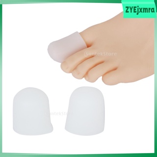 tubo del dedo del dedo del pie de silicona para ampollas de maíz dedo gordo del pie protector separadores (1)