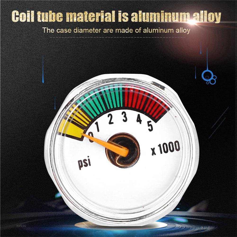 3000/5000psi mini medidor luminoso manómetro para paintball pcp air