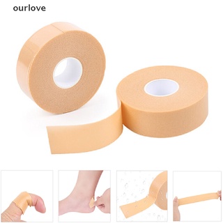 [ourlove] 1 rollo de espuma de algodón para talón, cinta adhesiva para talón, primeros auxilios, blister, pedicura, plantilla [ourlove]