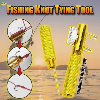 Tg práctico nudo línea de atar herramienta de anudación Manual portátil rápido suministros de pesca accesorios