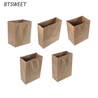 bts1 diy multifunción bolsa de papel con asas festival bolsa de regalo fiesta compras kraft bolsa de embalaje