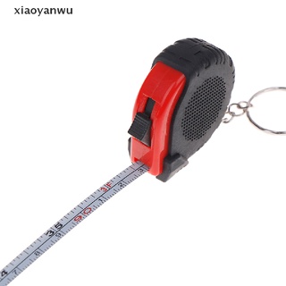 [xiaoyanwu] regla retráctil cinta métrica llavero mini tamaño de bolsillo métrico 1m/3.28ft/39" [xiaoyanwu]