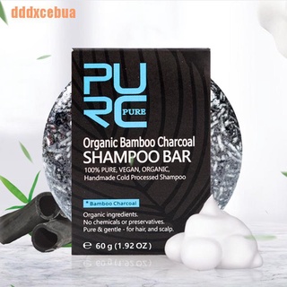 dddxcebua(@)~soap hair darkening champú barra reparación gris blanco color tinte cara cabello