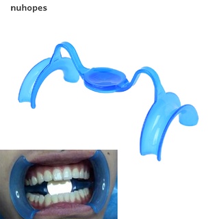 nuhopes 10x m tipo abridor de boca con espejo retráctil de mejillas blanqueamiento dental azul co