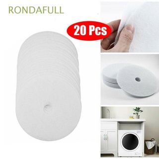 RONDAFULL Practical Clothes Dryer Filter White Cotton Humidifier Exhaust Filters Accessories Set Durable Replacement Dryer Parts