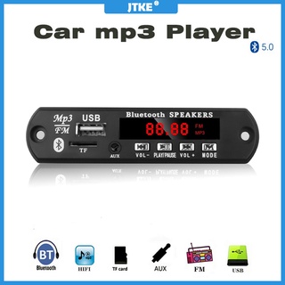 Bluetooth Decoder Wireless Car Board Module USB 5.0 MP3 Remote FM Radio Player With Microphone (1)