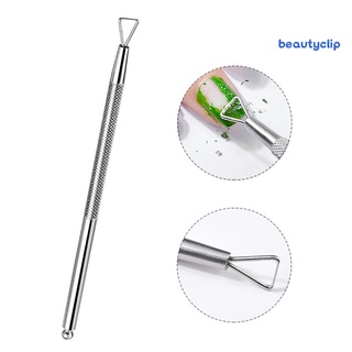 New 🌹Stainless Steel Nail UV Gel Polish Remover Rod Pusher Tool