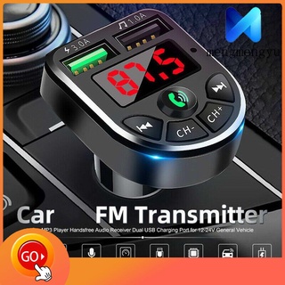 Reproductor MP3 inalámbrico para coche/Bluetooth/Radio de coche/manos libres/transmisor Dual USB Fm de carga rápida bte5 manos libres/teléfono/tarjeta de música para coche/receptor Fm