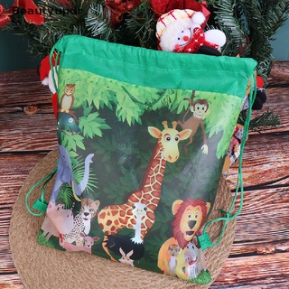 [beautyupdr] forest zoo - mochila escolar con cordón para niño, niñas, mochila caliente