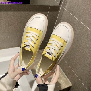 zapatos de cuero suave de alta calidad de las mujeres 2020 nuevo estudiante de suela suave zapatos blancos de un paso con cordones perezosos zapatos planos (5)