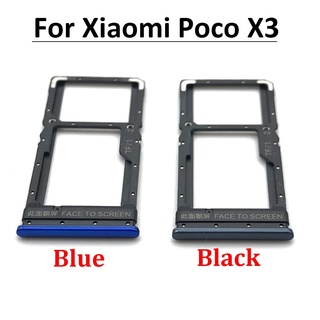 Tested Good New For Xiaomi Poco X3 / Poco M3 SIM Card Tray Slot Holder For Xiaomi POCOPHONE F1 Sim Tray Replacement Part (4)