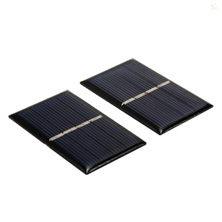 Shine 2PCS 0.28W 2V Mini Panel Solar Policristalino De Silicona Pequeña Célula DIY Impermeable Camping Portátil Compatible Para Juguetes Lámpara Ventilador Bomba (3)