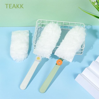 TEAKK Convenient Disposable Electrostatic Duster Detachable Home Dust Cleaner Anti Dusting Brush Dust Removal Tool Portable Bedroom Furniture Creative Crevice Cleaning
