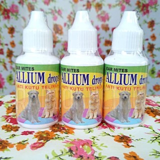 Allium Drops - medicina Anti piojos/oremitas para gatos y perros (3)